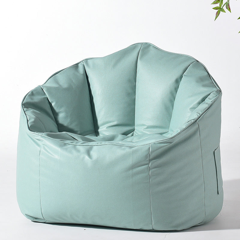 Sloped Arms Chair with Sewn Pillow Back and Storage for Apartment Chair