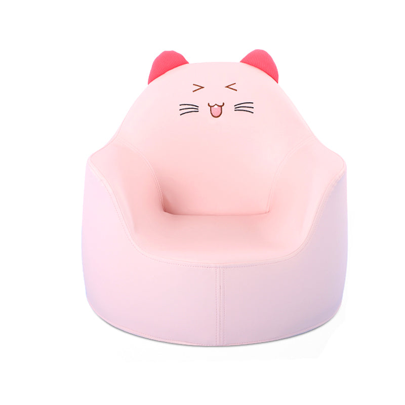 19.69"L x 19.69"W x 17.72"H Modern PU Camel Back Barrel Chair for Living Room