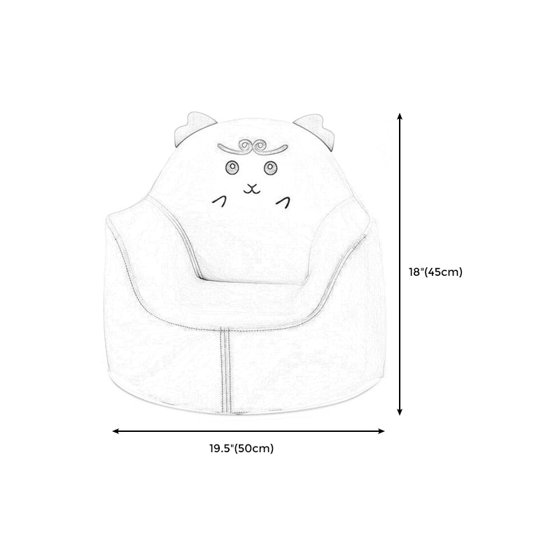 19.69"L x 19.69"W x 17.72"H Modern PU Camel Back Barrel Chair for Living Room