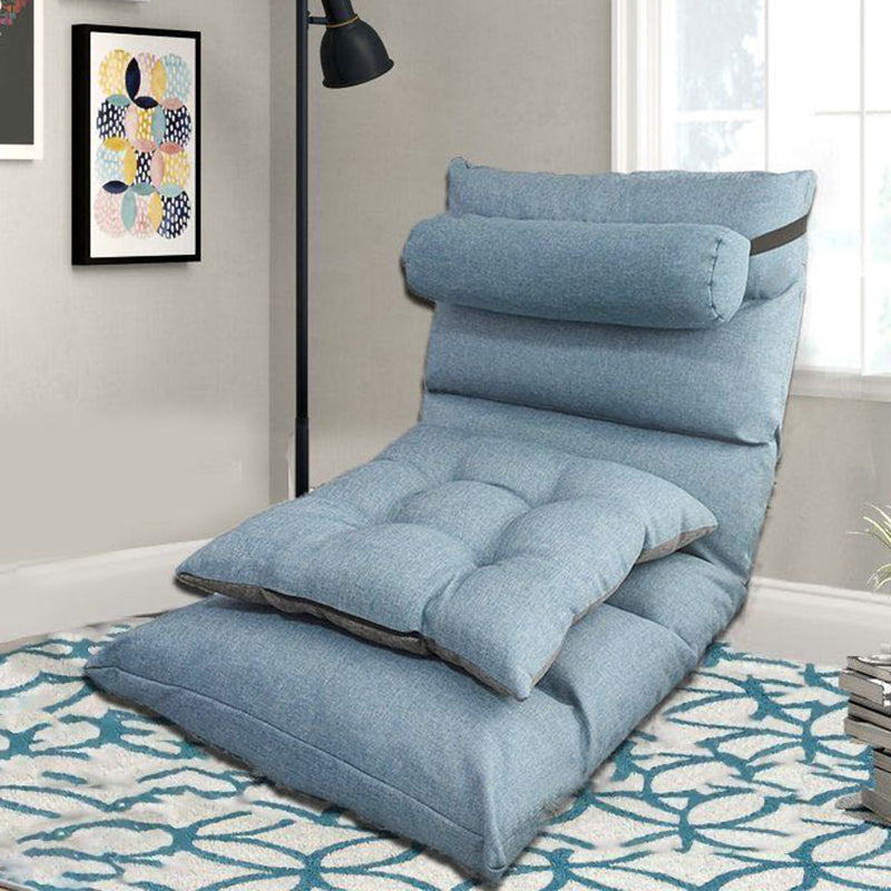 Solid Color Convertible Chair Armless Chair for Living Room/Bedroom