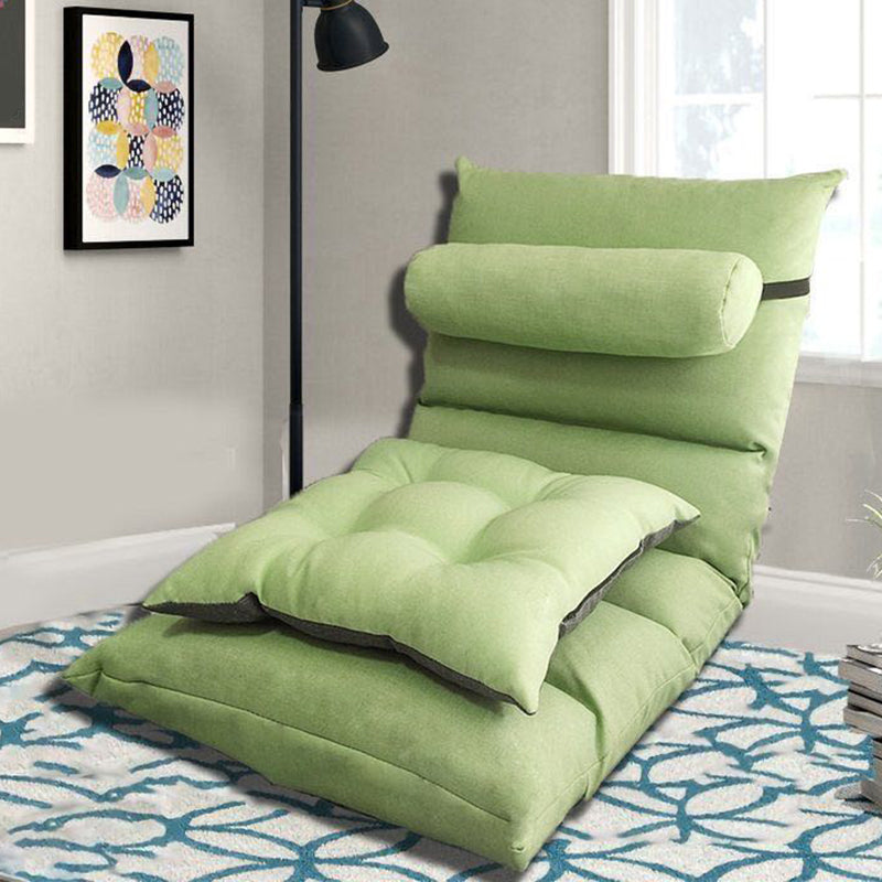 Solid Color Convertible Chair Armless Chair for Living Room/Bedroom