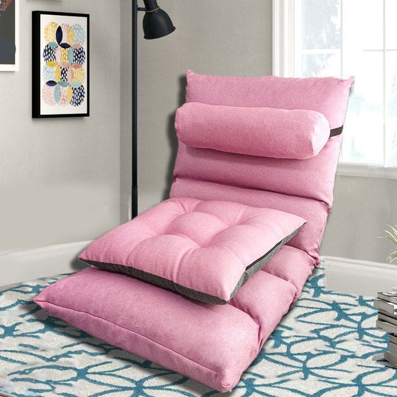 Solid Color Convertible Chair Armless Chair for Living Room/Bedroom