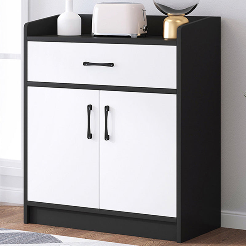 Accent Chest with Drawer Wood Contemporary Chest with 2/1-Door