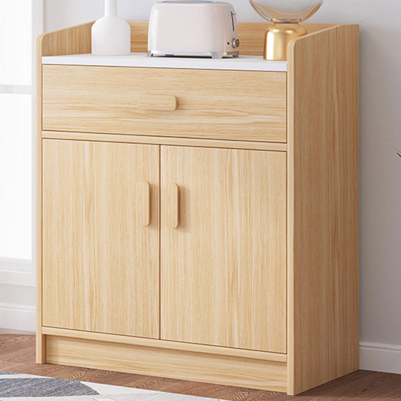 Accent Chest with Drawer Wood Contemporary Chest with 2/1-Door