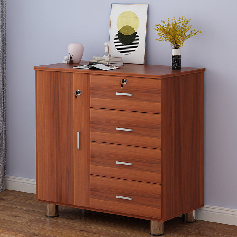 15.74" Wide Accent Chest Wood Contemporary Chest with Drawers