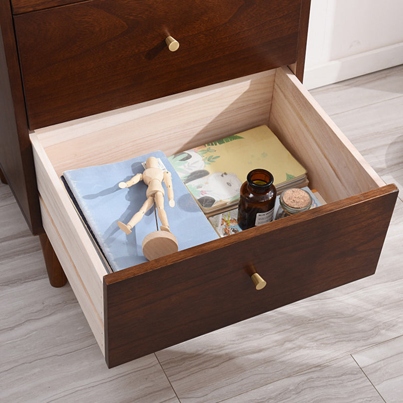 15.74" Wide Accent Chest with Straight Legs Contemporary Chest with 6 Drawers