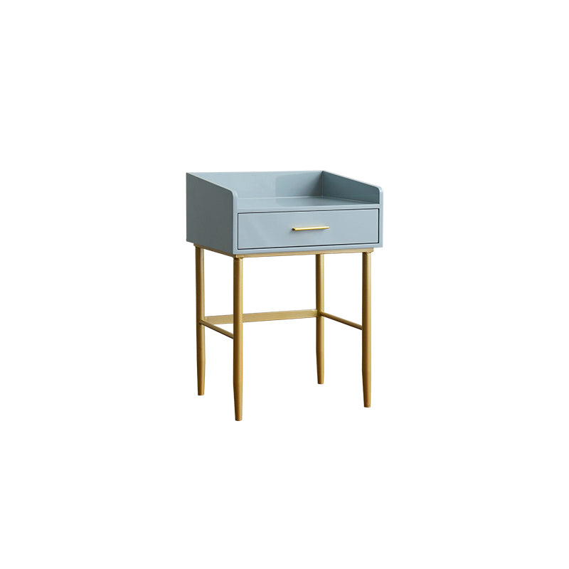 Wooden Vanity Set with 1 Drawer Luxurious Make-up Vanity in White/Grey