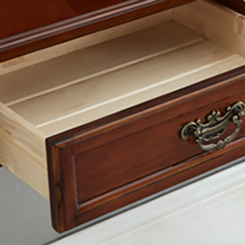 Victorian Makeup Vanity Table with Stool Dresser With Storage Drawers for Bedroom