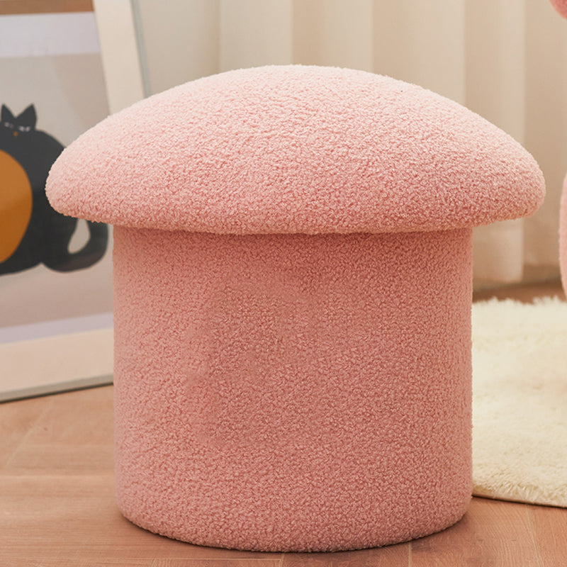 Contemporary Ottoman Tufted Mildew Resistant Mildew Resistant Velvet Specialty Ottoman