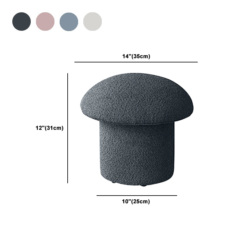 Contemporary Ottoman Tufted Mildew Resistant Mildew Resistant Velvet Specialty Ottoman