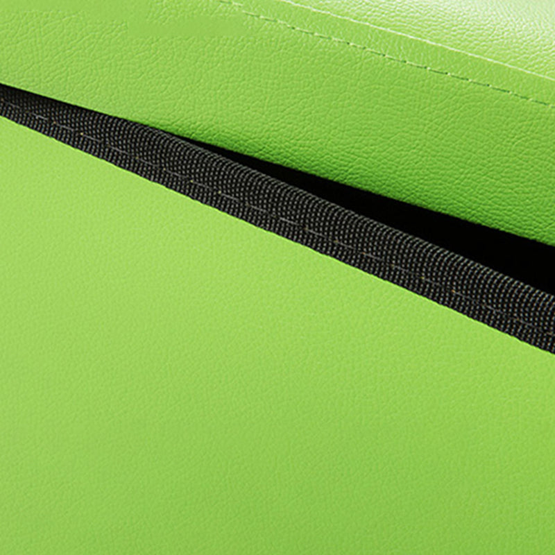 Contemporary Standard PU Leather Solid Color Square Ottoman with Storage