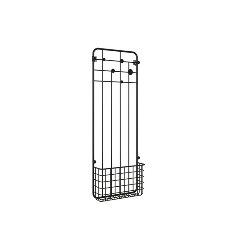 Metal Coat Hanger Storage Baskets Industrial Entryway Kit Coat Hanger