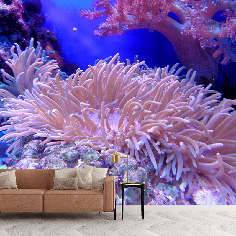 Decorative Wall Mural Coral Patterned Living Room Wall Mural