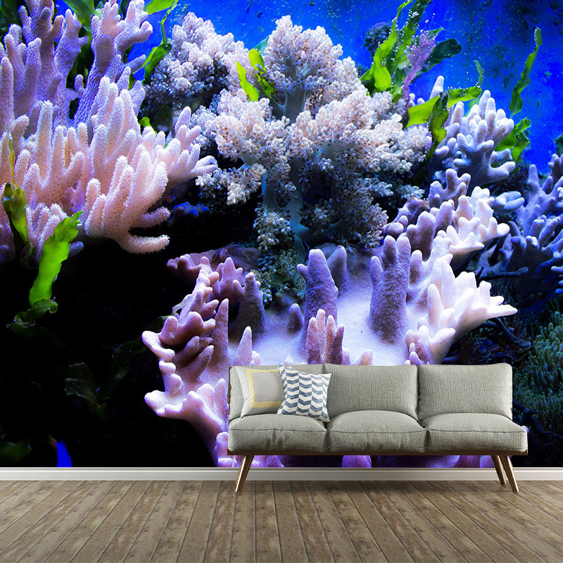 Decorative Wall Mural Coral Patterned Living Room Wall Mural
