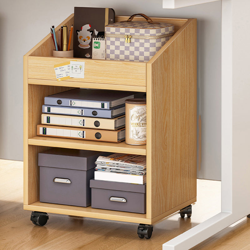 Modern Wooden Storage Bookshelf Home Office Bookcase with Shelf