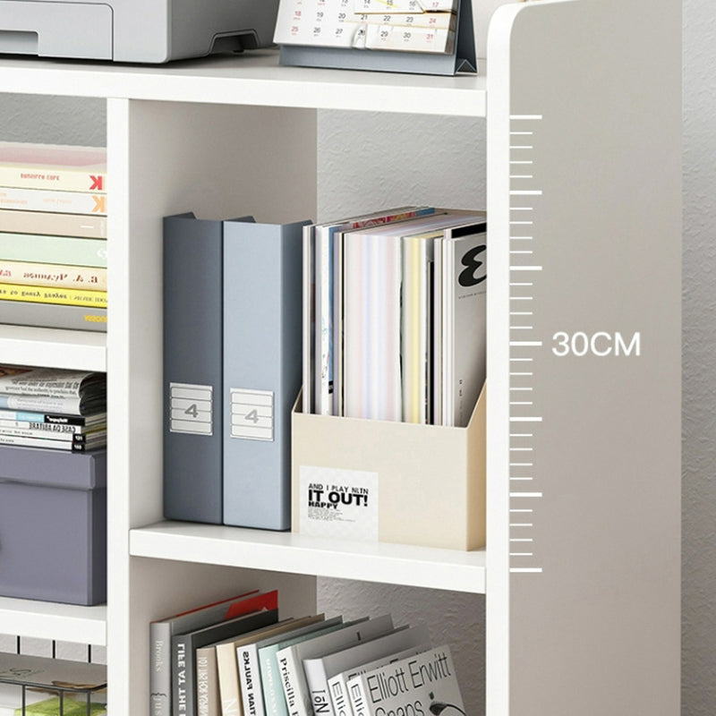 Modern Wooden Storage Bookshelf Home Office Bookcase with Shelf