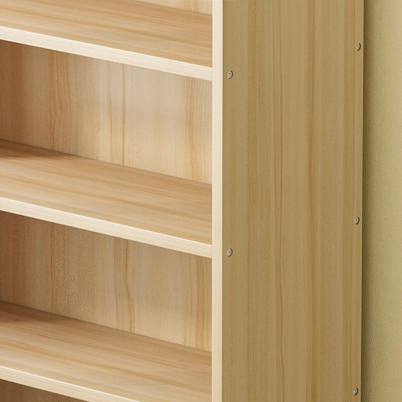 Modern Solid Wood Bookcase Closed Back Bookshelf for Any Room