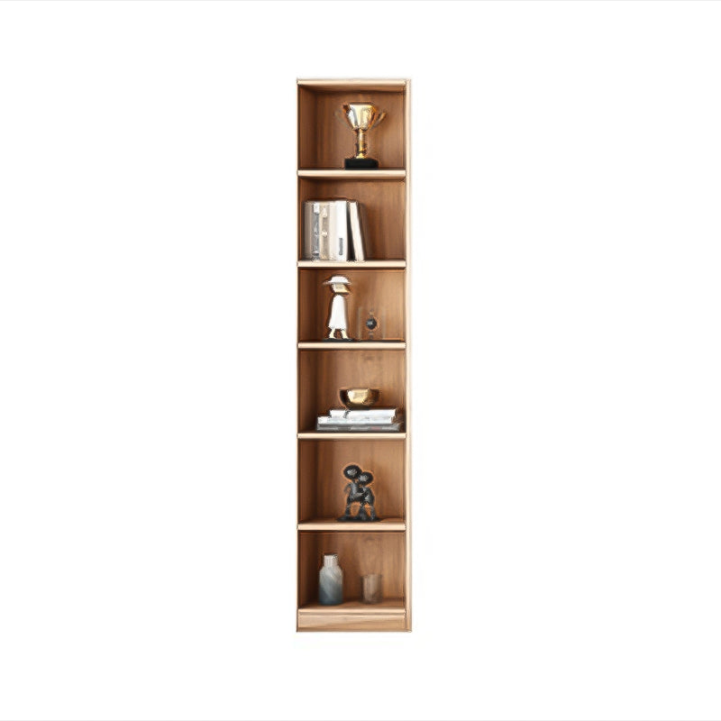 Solid Wood Bookcase Contemporary Style Bookshelf for Home Office Study Room