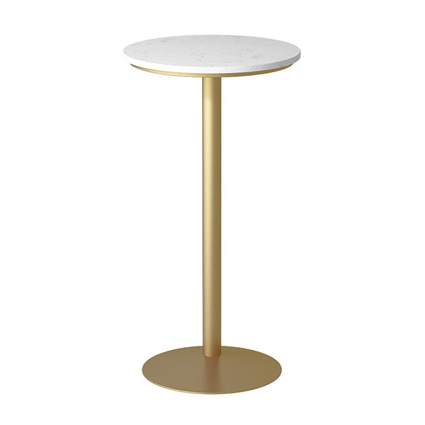 Modern Marble Counter Height Set 1/2/3/5 Pieces Shop Fixed Table Bar Set