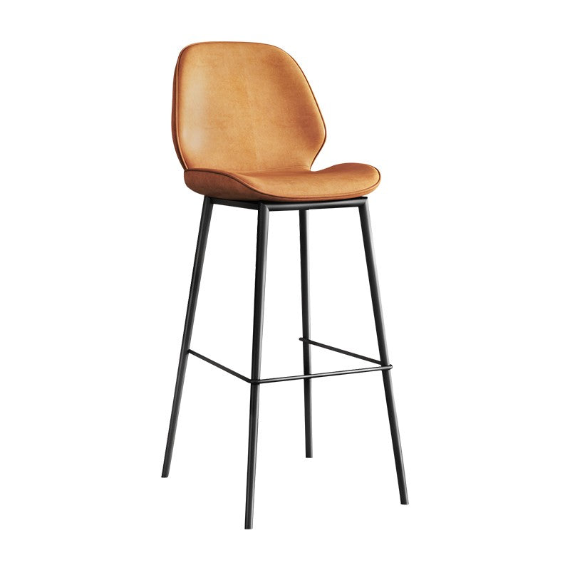 Modern 1/3/4 Pieces Bar Table Set Square Iron Counter Table with High Stools for Kitchen