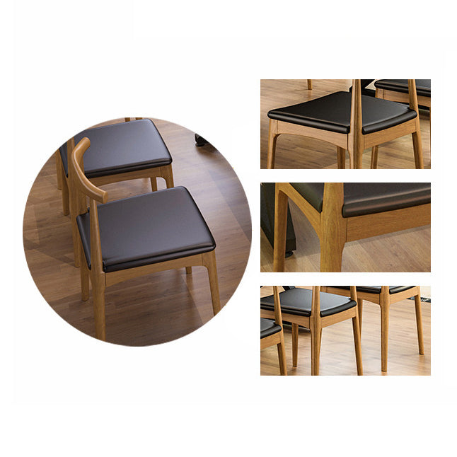 Industrial 1/2/7 Pieces Dining Set Solid Wood Natural Double Pedestal Dinette Set