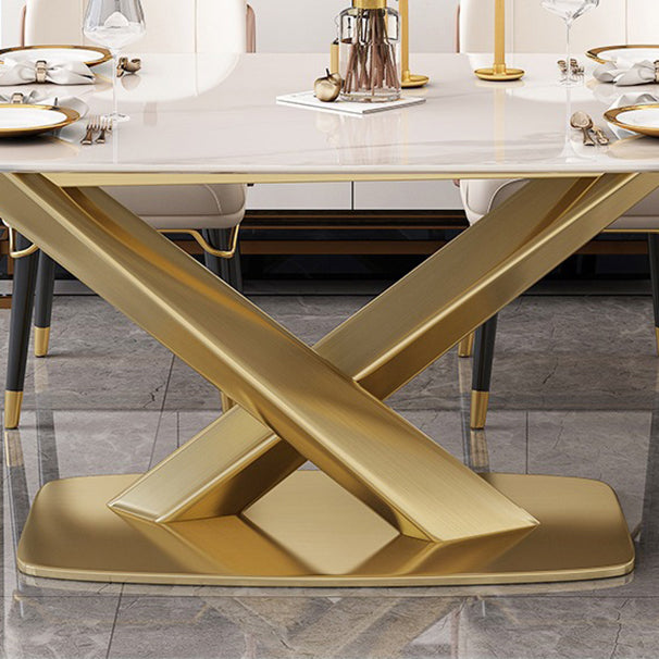 Modern Sintered Stone Dining Table Set 1/2/5/6/7 Pieces Dining Set for Home Use