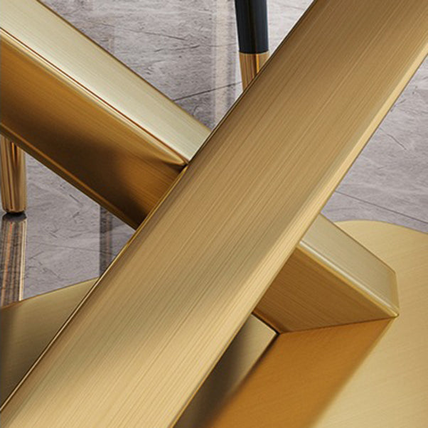 Modern Sintered Stone Dining Table Set 1/2/5/6/7 Pieces Dining Set for Home Use