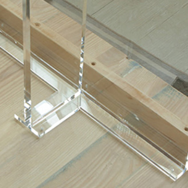 Modern 1/5 Pieces Dining Set Rectangle Pine Wood Dining Table for Kitchen Living Room