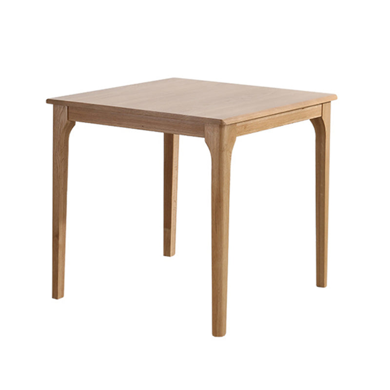 Industrial Style 4 Legs Furniture Solid Wood Square Dining Table for Dining Room