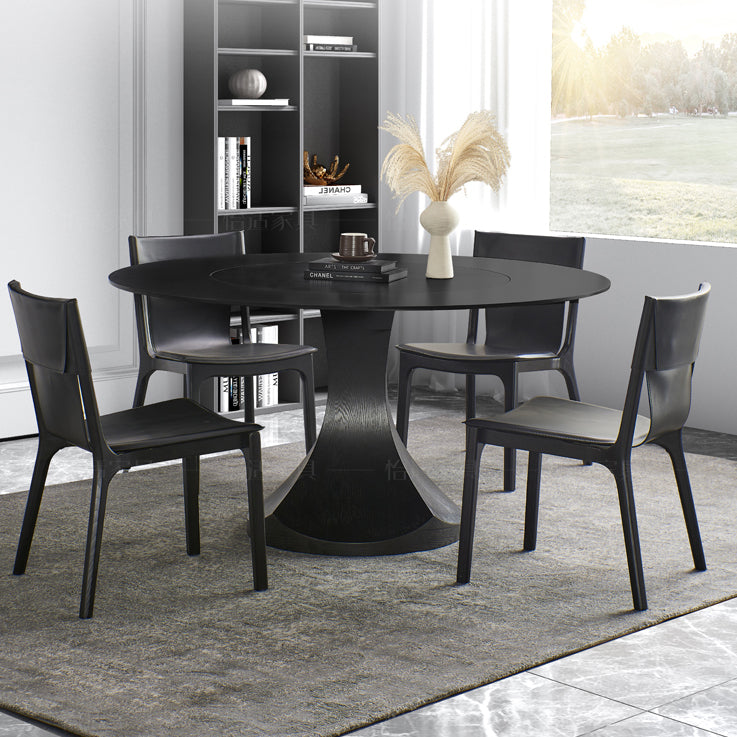 Convertible Dining Table Round Stone Dining Table with Pedestal