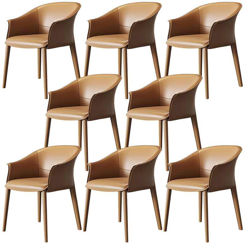 Contemporary Metal Dining Room Chair Leather Dining Chairs for Home Use