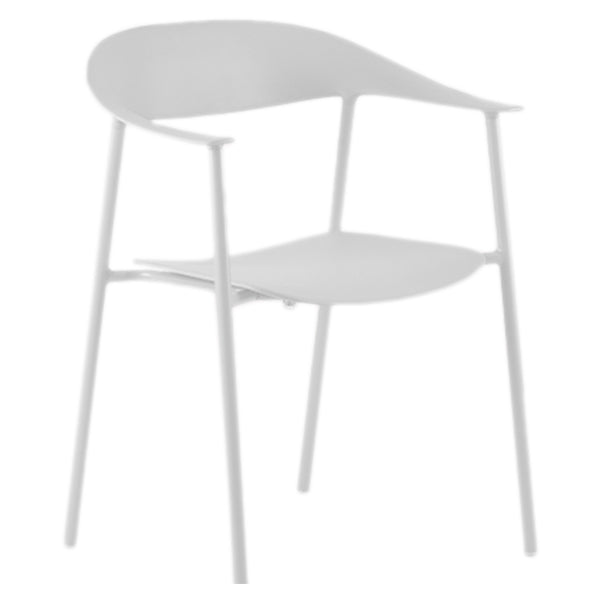 Contemporary Style Dining Chairs Arm Chairs with Metal Legs for Home