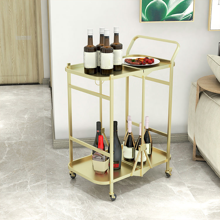 35.43"H Modern Rolling Prep Table Rectangular Metal Prep Table for Home Use