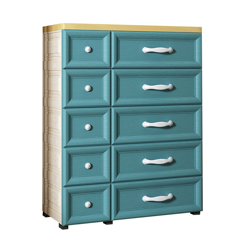 Plastic Storage Cabinet With Drawer Modern Wardrobe Armoire for Home