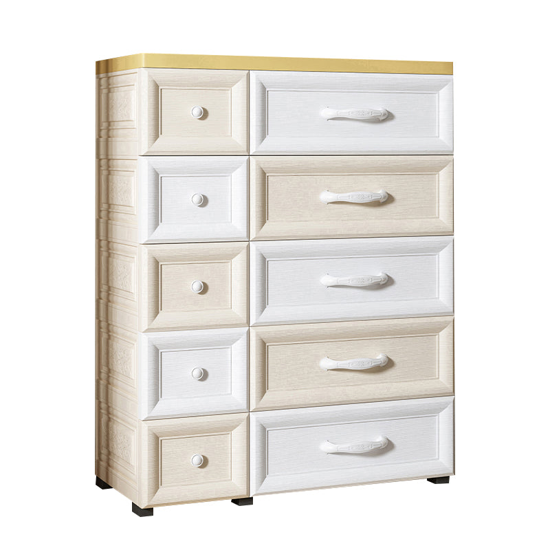 Plastic Storage Cabinet With Drawer Modern Wardrobe Armoire for Home