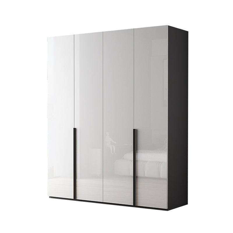 Modern Wardrobe Armoire Engineered Wood Wardrobe Cabinet with Drawer