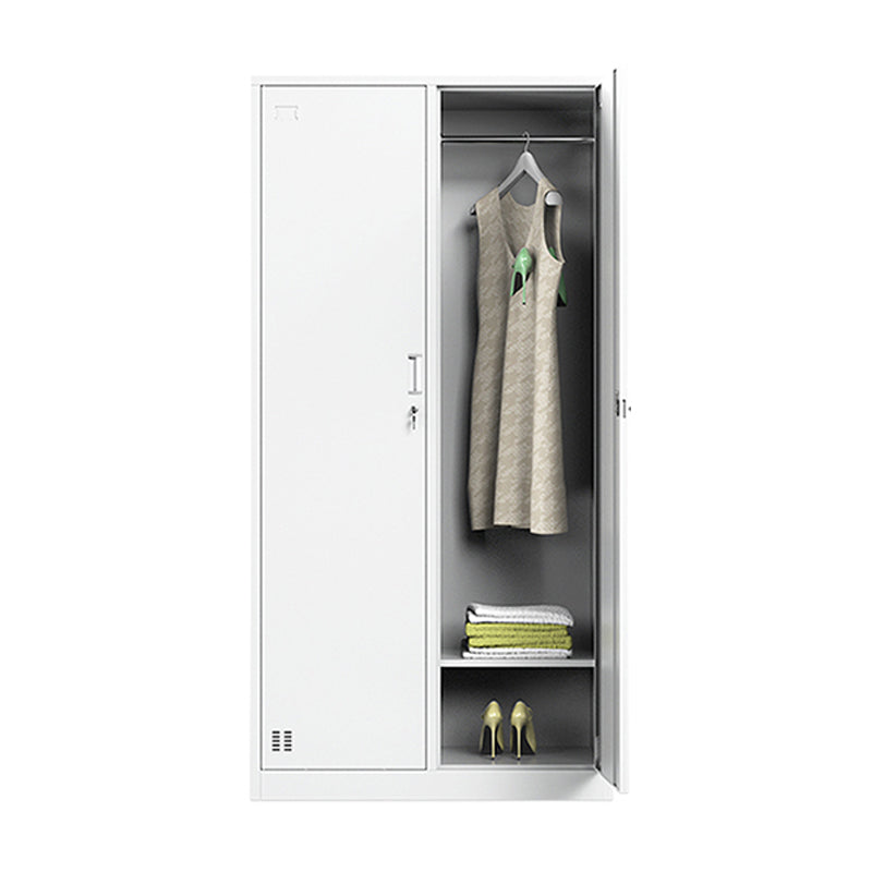Metal White Storage Cabinet Contemporary Cabinet for Bathroom