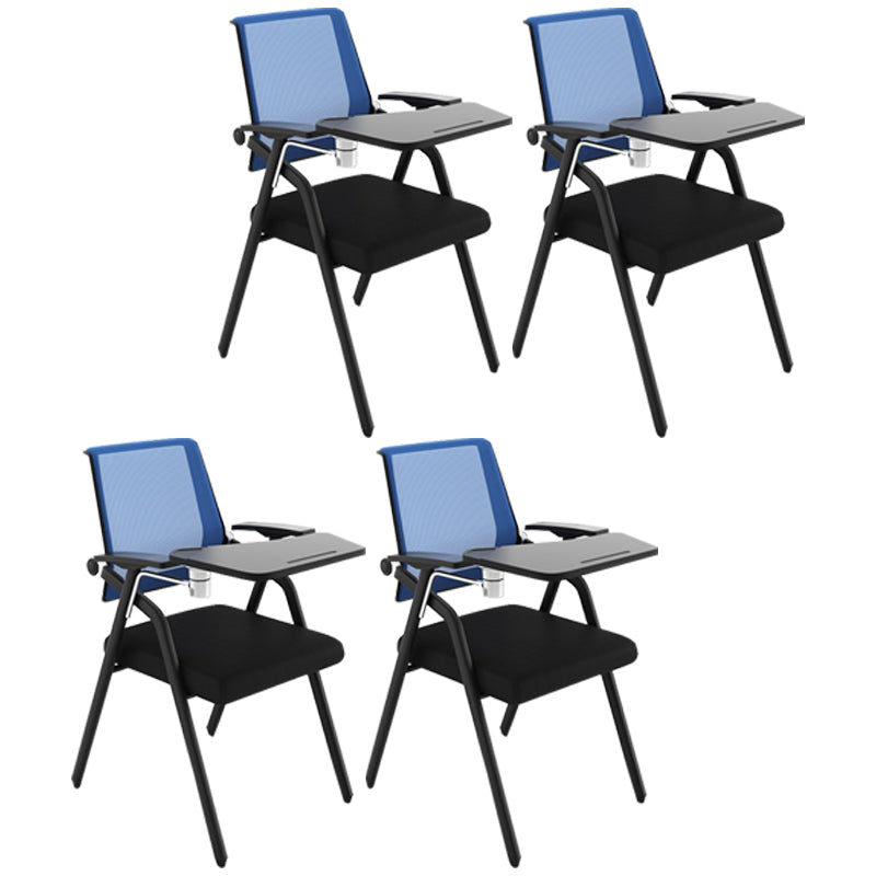 Mid Back Mesh Conference Chair Modern Home Office Fixed Arms Office Chair