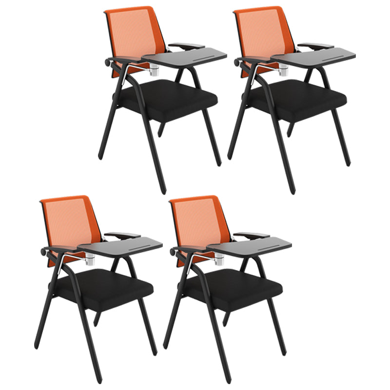 Mid Back Mesh Conference Chair Modern Home Office Fixed Arms Office Chair