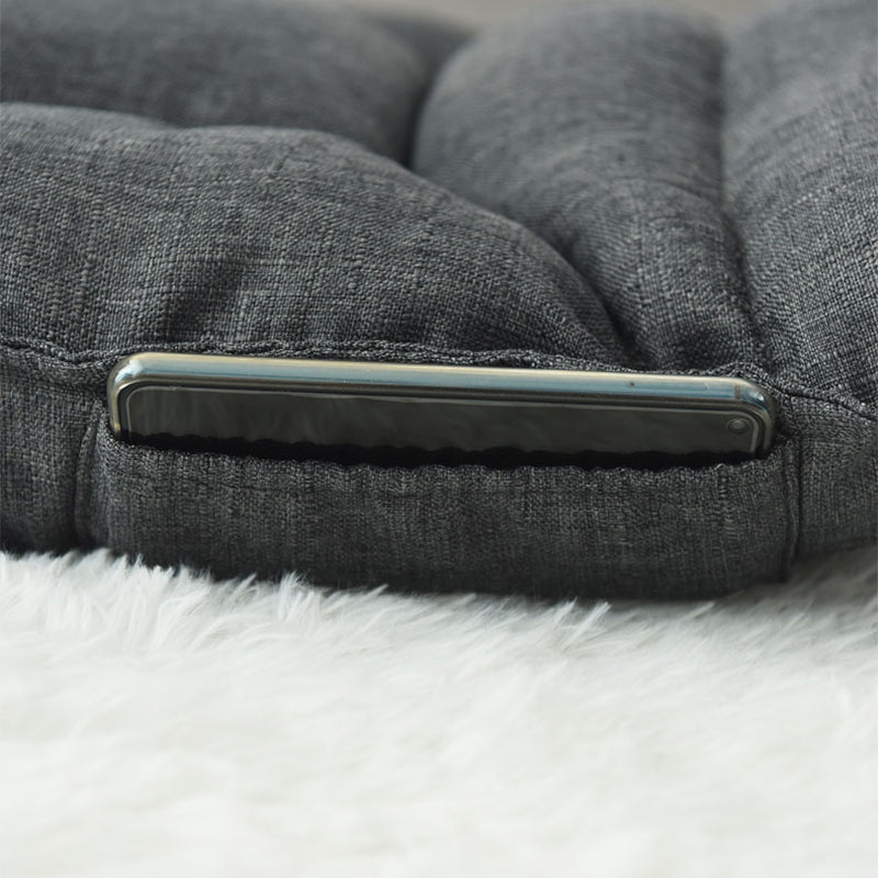 Solid Color Armless Chair Convertible Chair for Living Room/Bedroom