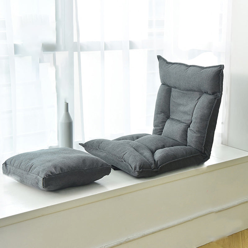 Solid Color Armless Chair Convertible Chair for Living Room/Bedroom