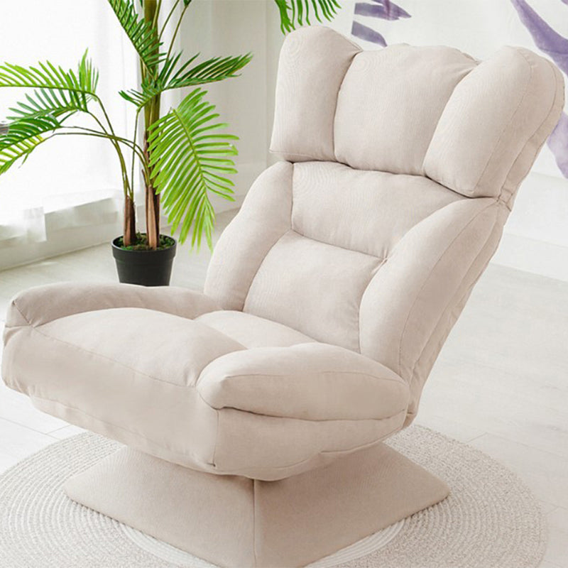 Modern Armless Chair, Cotton Blend Upholstered Accent Chair, 20"(W) X 23"(D) X 33"(H)