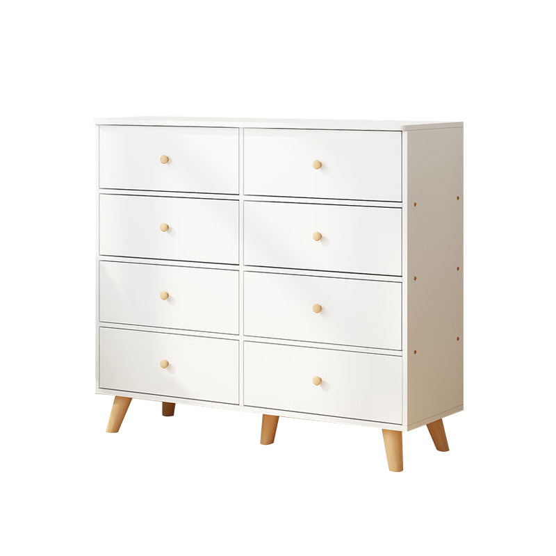Contemporary Accent Chest with Drawers Wooden Straight Legs Chest