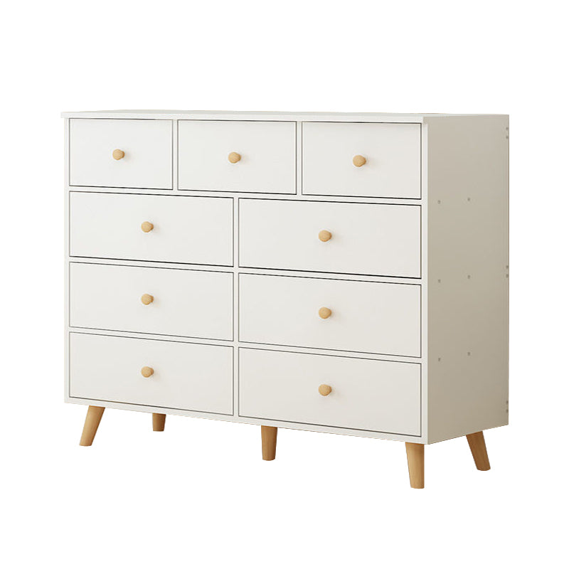 Contemporary Accent Chest with Drawers Wooden Straight Legs Chest