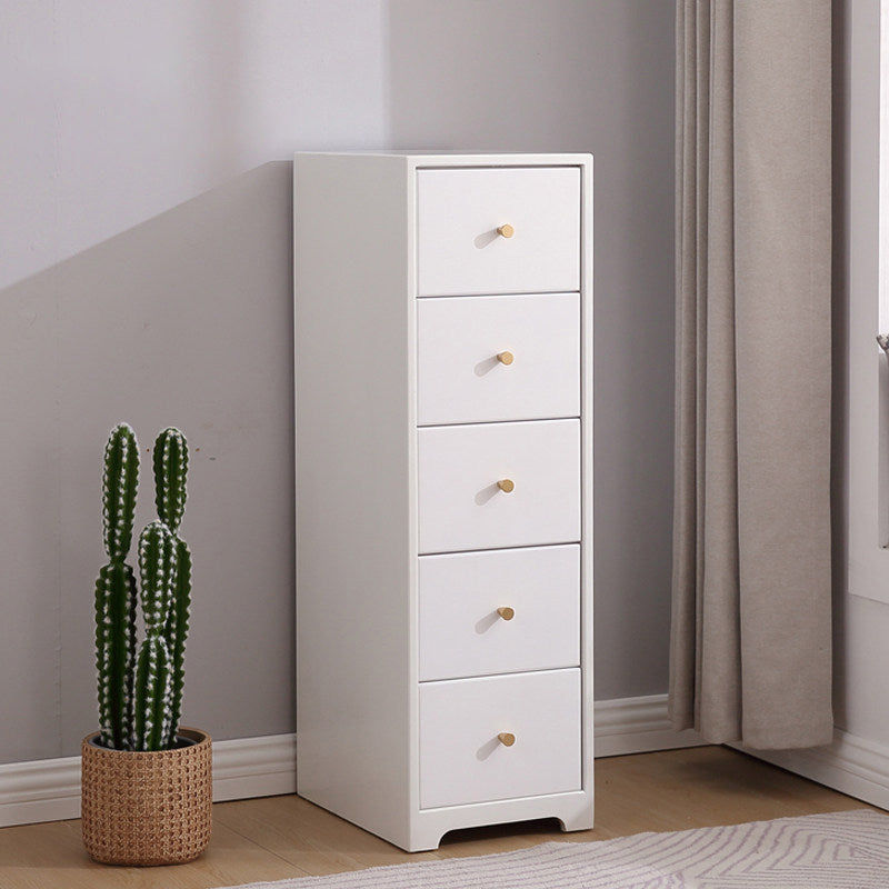 15.74" Wide Wood Accent Chest with Drawers Modern Lacquered Chest