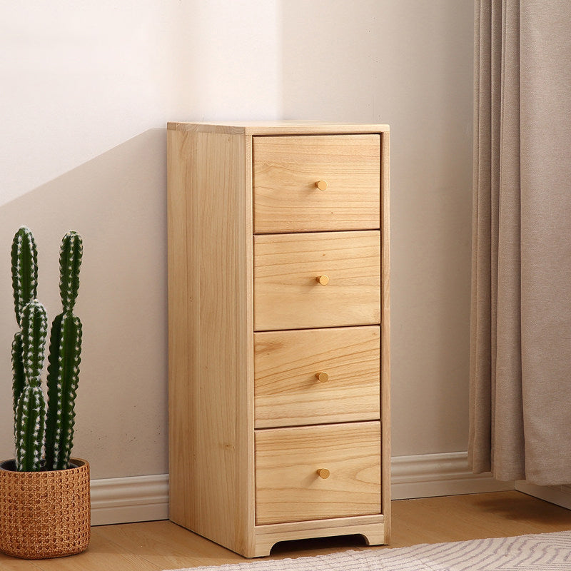 15.74" Wide Wood Accent Chest with Drawers Modern Lacquered Chest