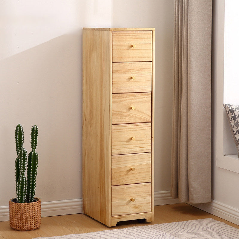 15.74" Wide Wood Accent Chest with Drawers Modern Lacquered Chest