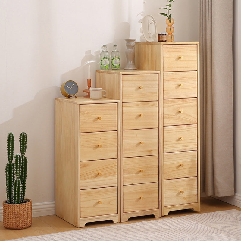15.74" Wide Wood Accent Chest with Drawers Modern Lacquered Chest