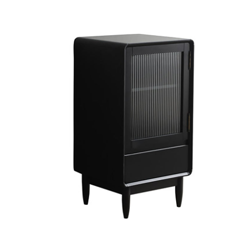 Glass 1 - Door and 1 - Drawer Accent Chest, Dover Wood Chest