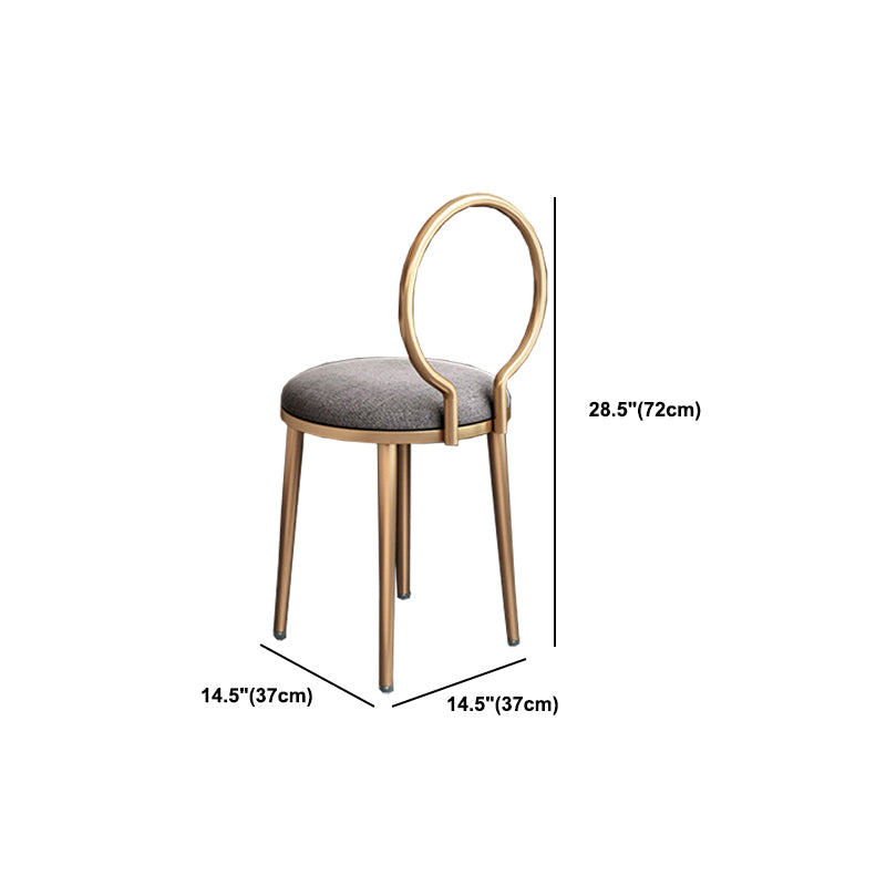 15.74" W x 53.14" H Makeup Dressing Table Stool Set With Drawers for Bathroom